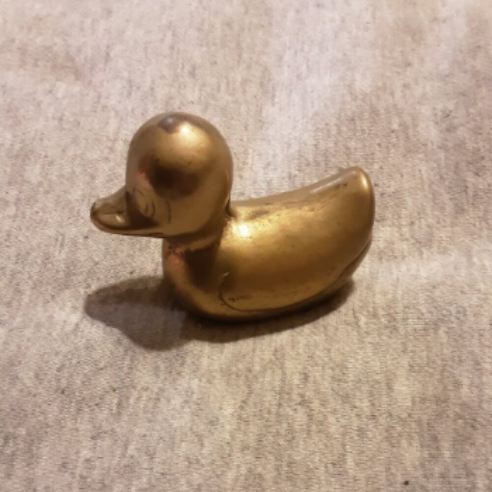 Brass duck Figure